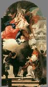 TIEPOLO, Giovanni Domenico The Virgin Appearing to St Philip Neri 1740 oil painting artist